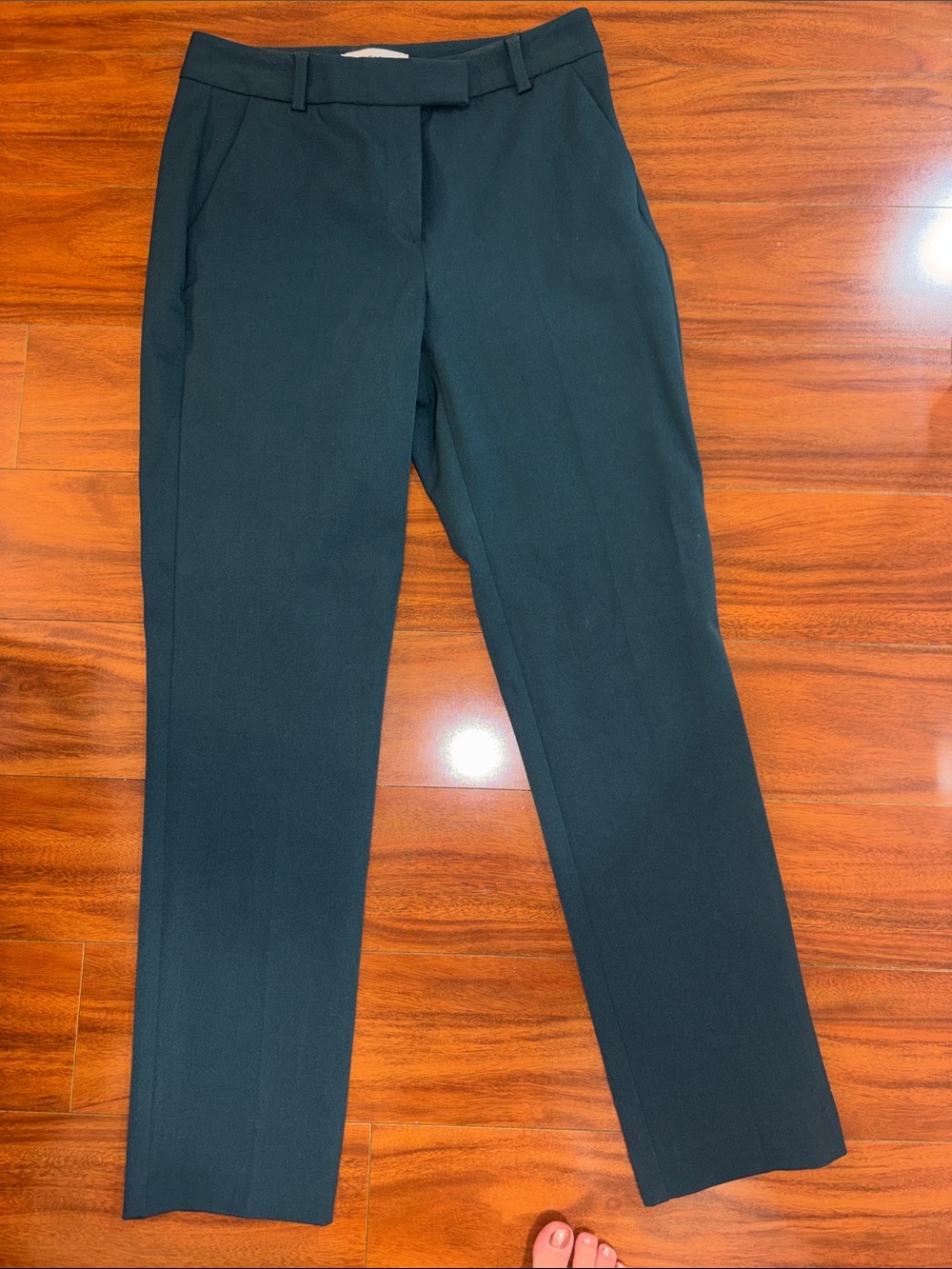 Reiss Forest Green Ankle Tapered Pants